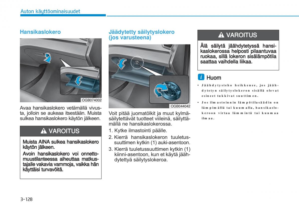 Hyundai i20 II 2 omistajan kasikirja / page 217