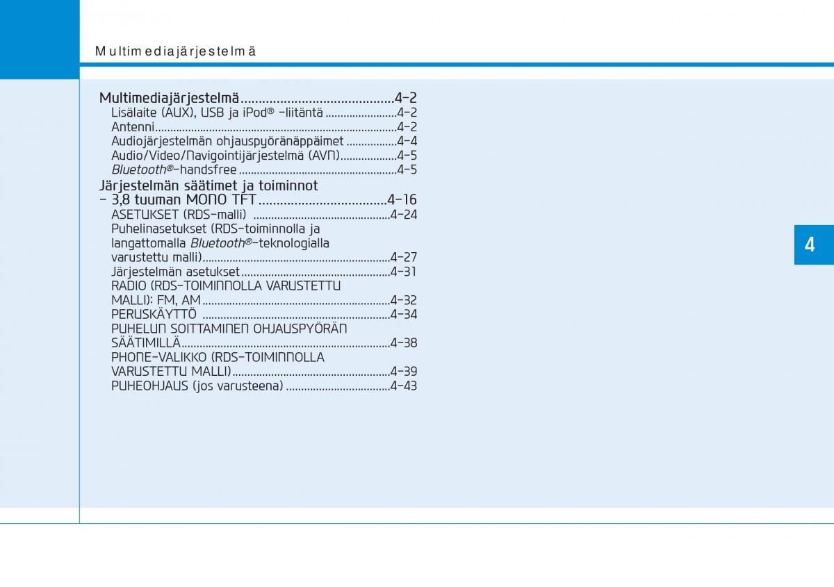 Hyundai i20 II 2 omistajan kasikirja / page 227