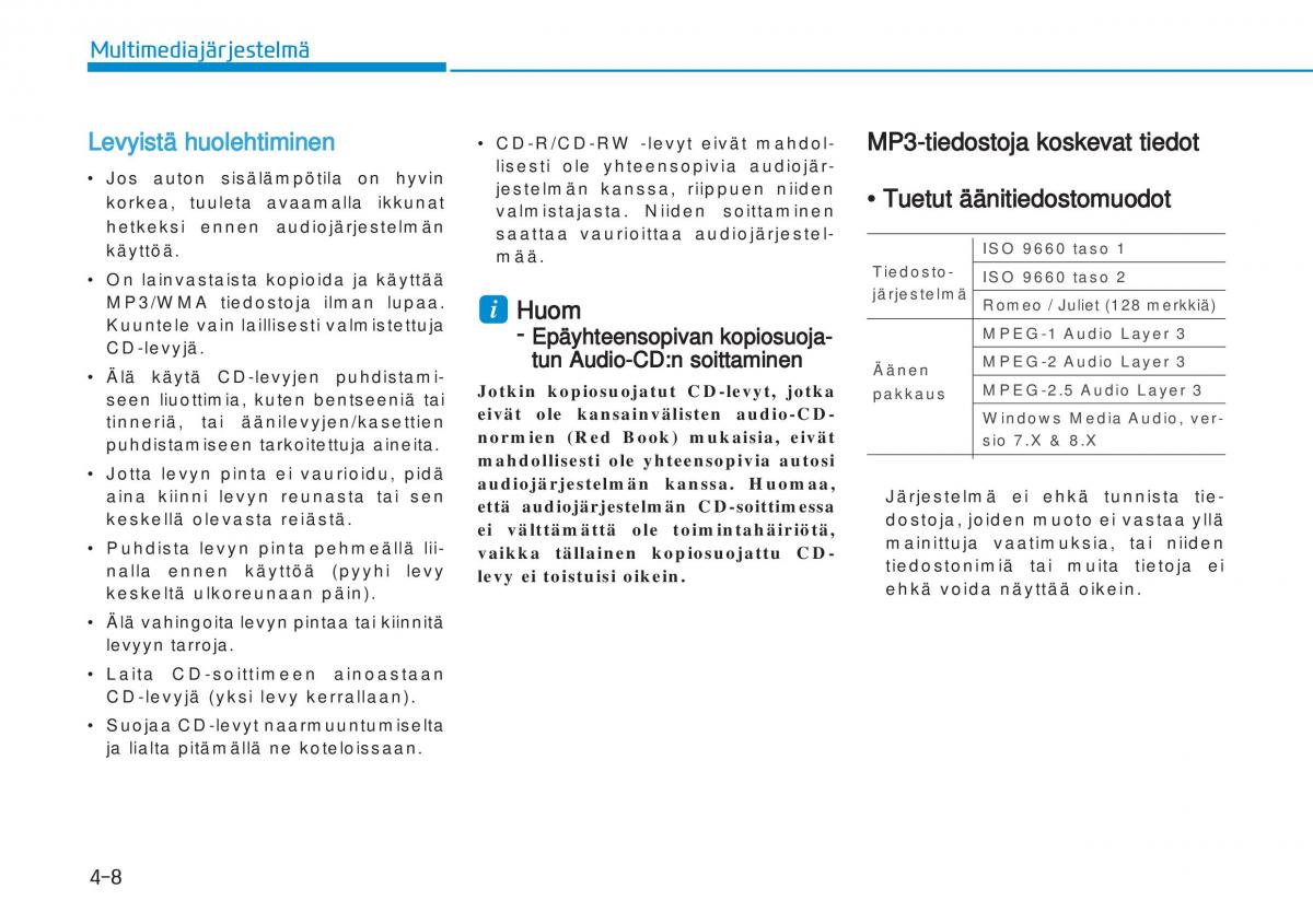 Hyundai i20 II 2 omistajan kasikirja / page 234