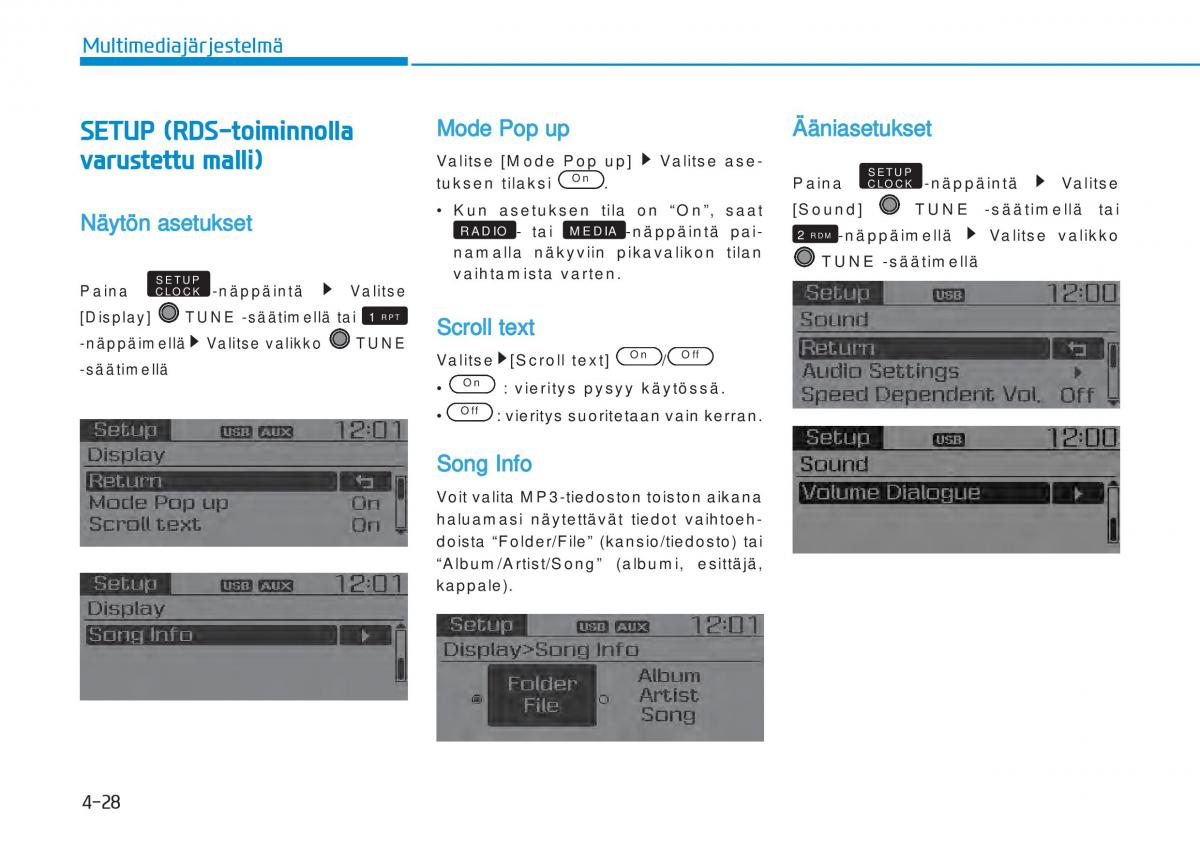 Hyundai i20 II 2 omistajan kasikirja / page 254