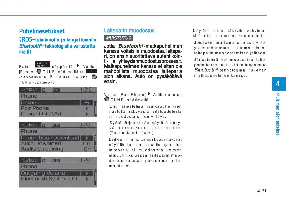 Hyundai i20 II 2 omistajan kasikirja / page 257