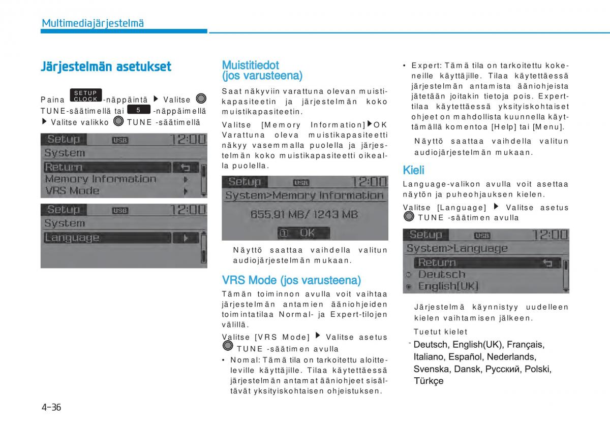 Hyundai i20 II 2 omistajan kasikirja / page 262