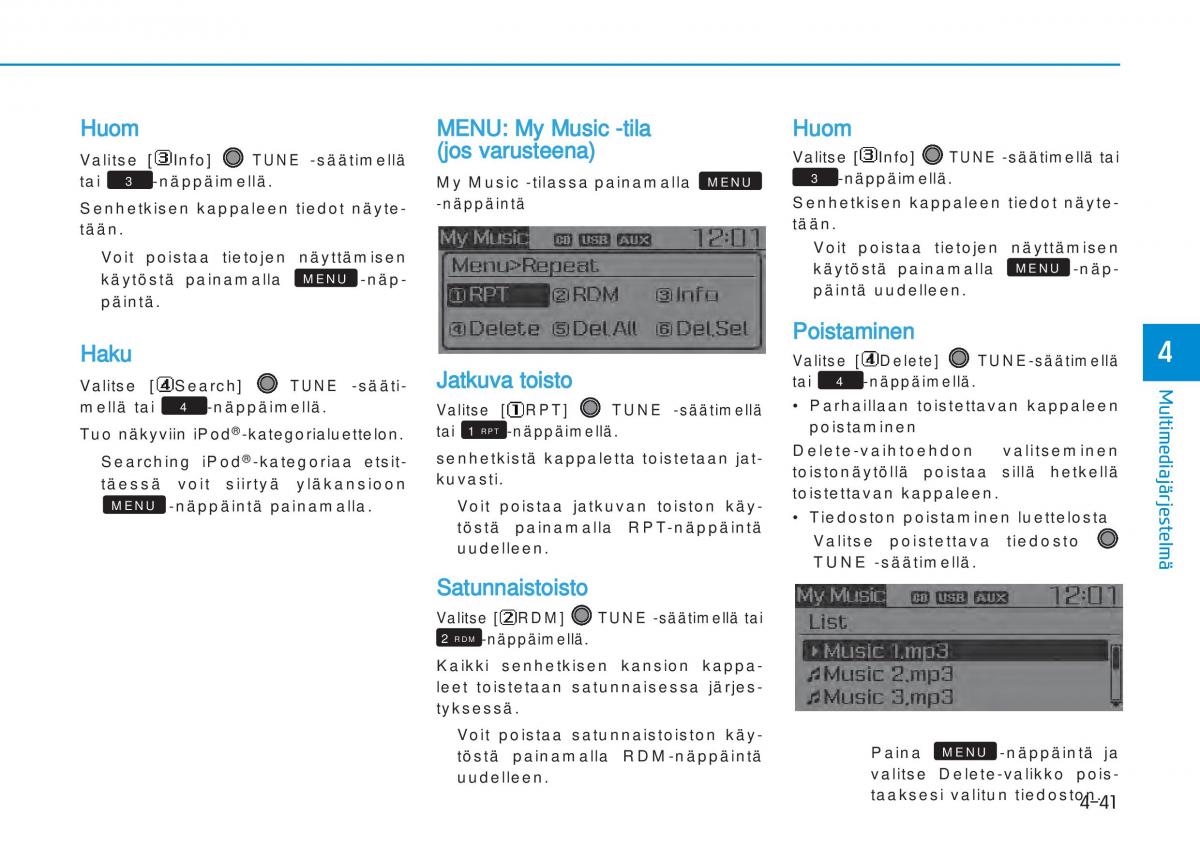 Hyundai i20 II 2 omistajan kasikirja / page 267