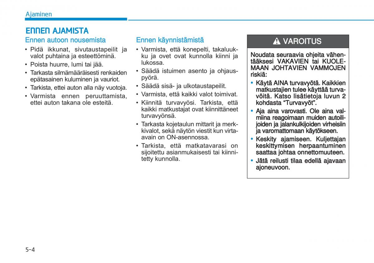 Hyundai i20 II 2 omistajan kasikirja / page 290