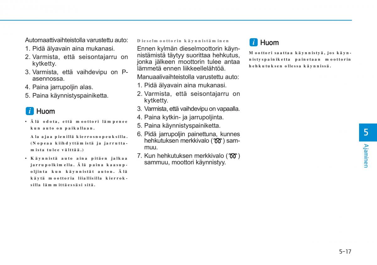 Hyundai i20 II 2 omistajan kasikirja / page 303