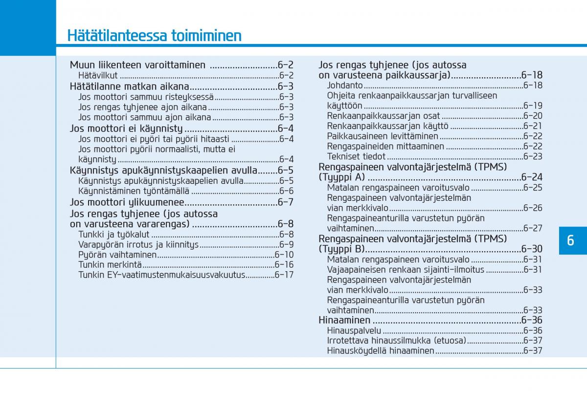 Hyundai i20 II 2 omistajan kasikirja / page 364