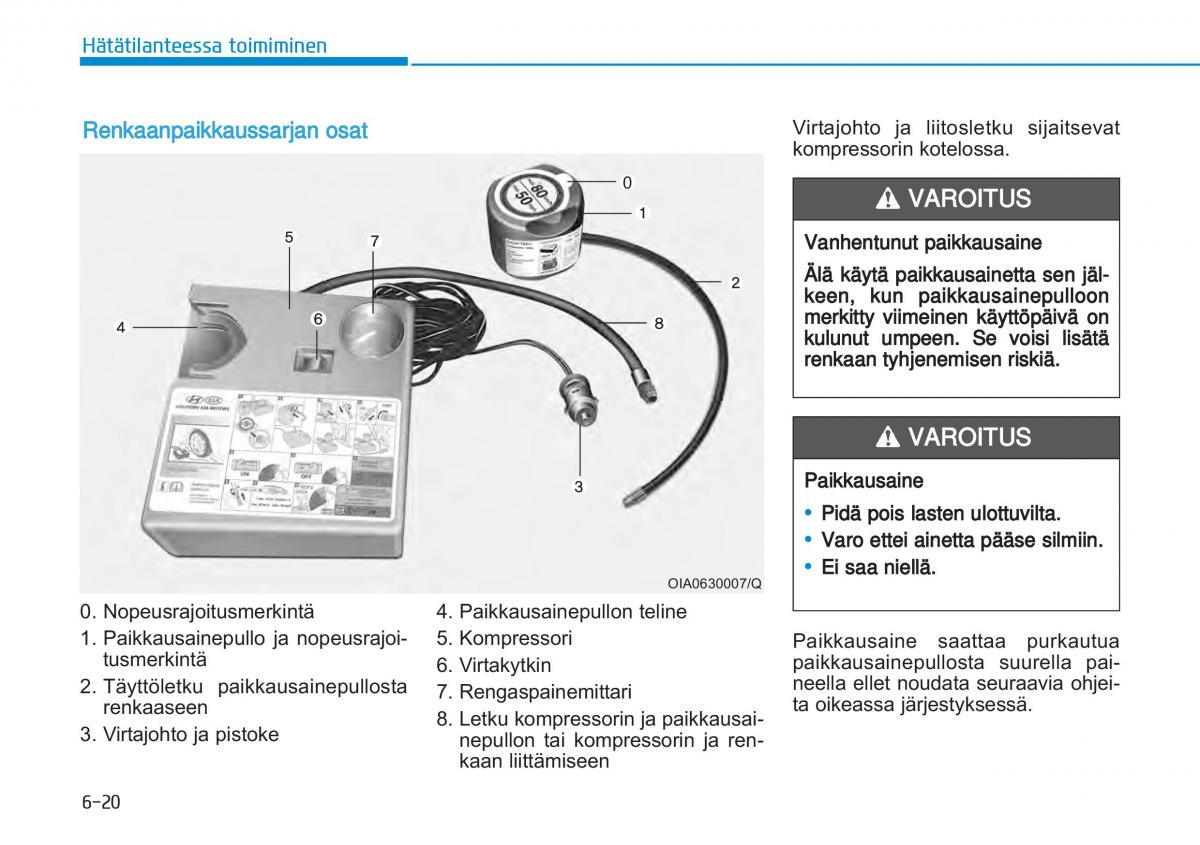 Hyundai i20 II 2 omistajan kasikirja / page 383