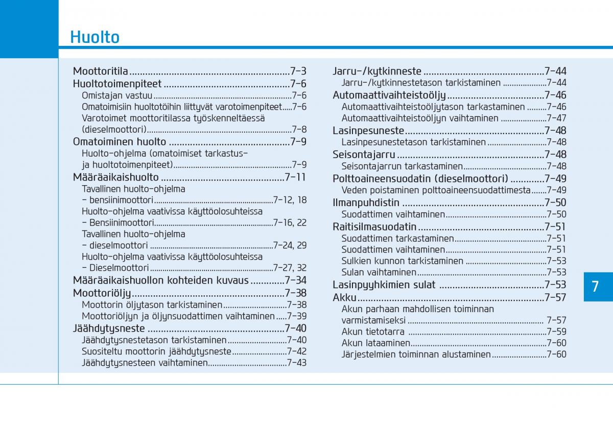 Hyundai i20 II 2 omistajan kasikirja / page 403