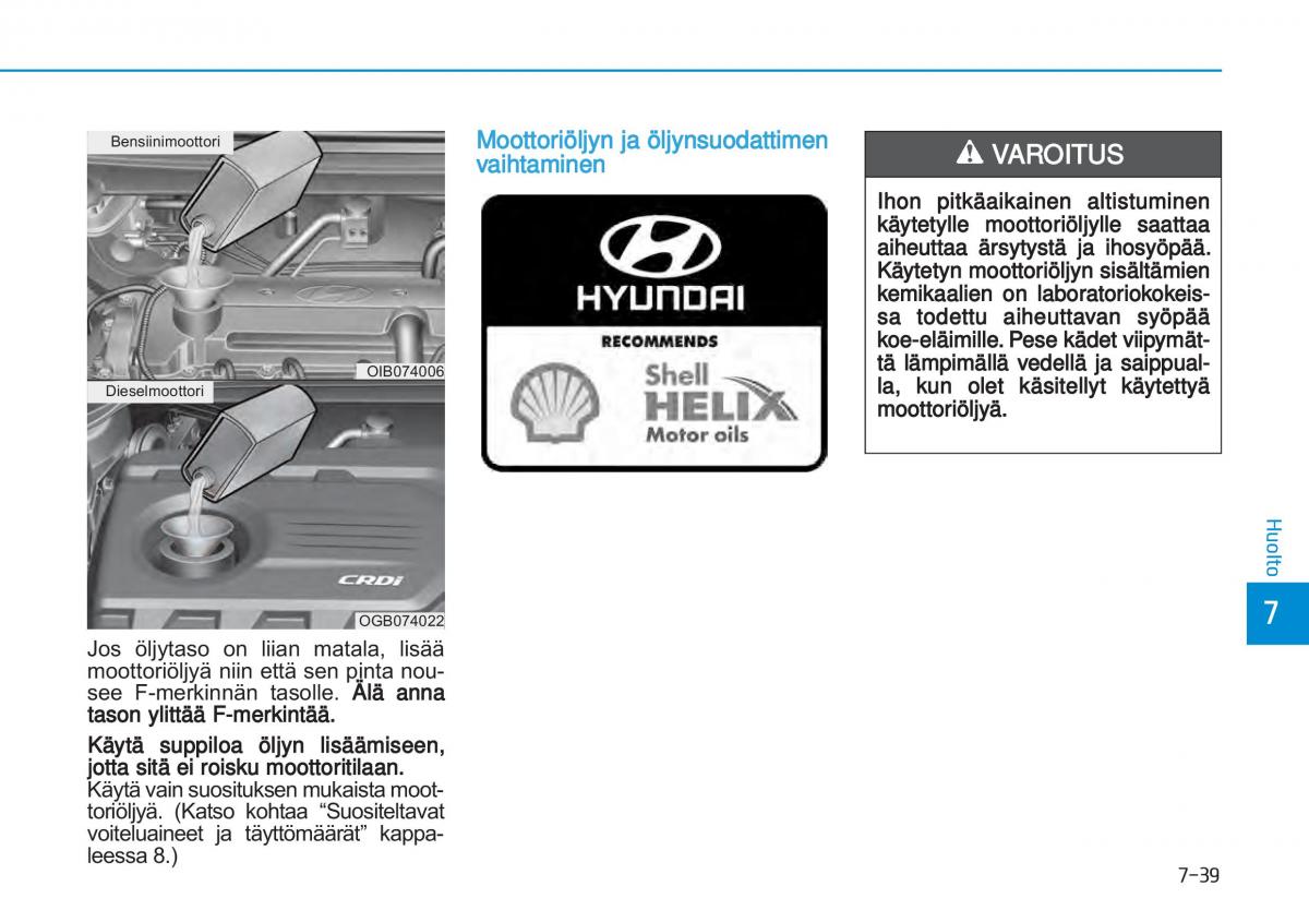 Hyundai i20 II 2 omistajan kasikirja / page 441