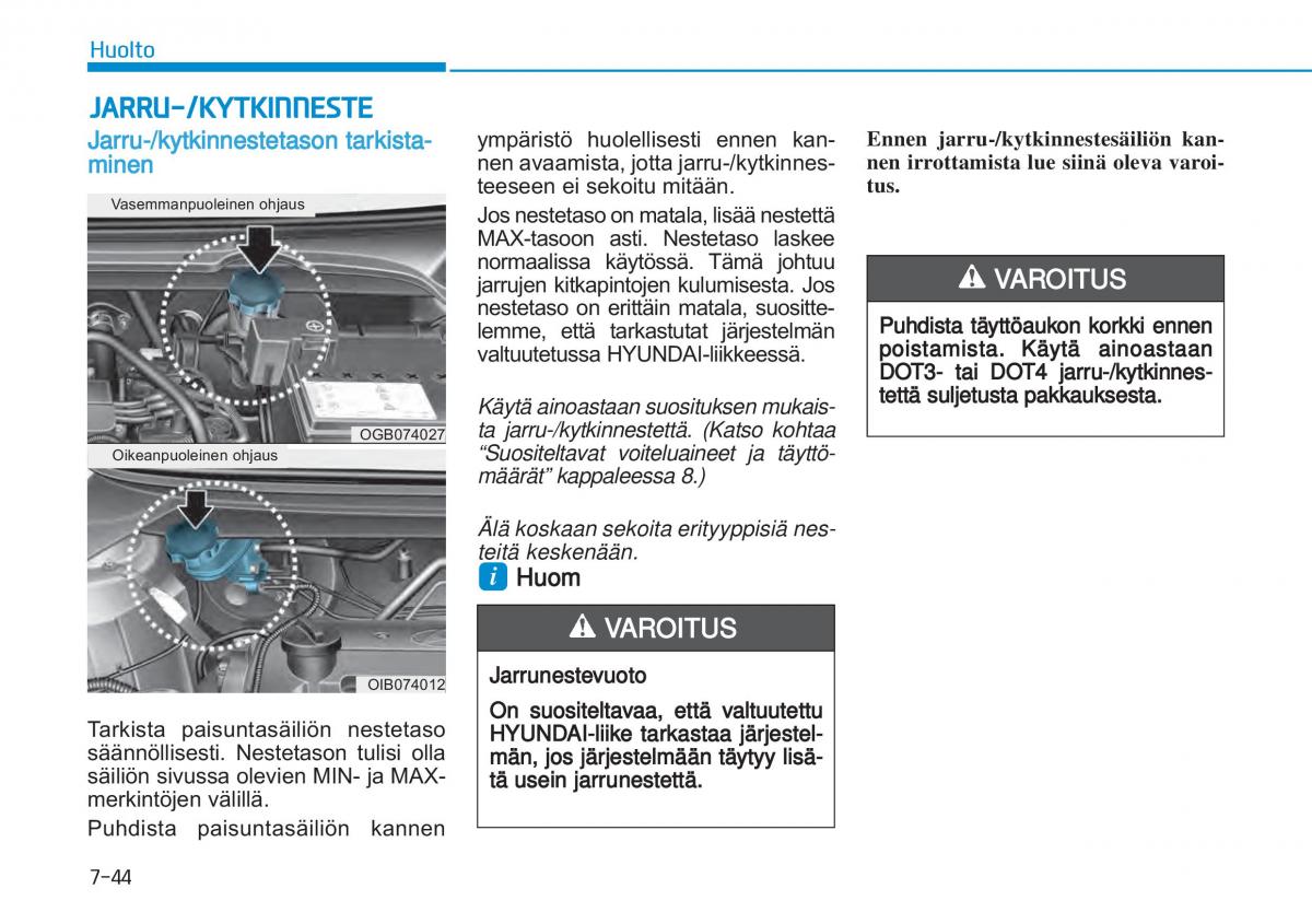 Hyundai i20 II 2 omistajan kasikirja / page 446