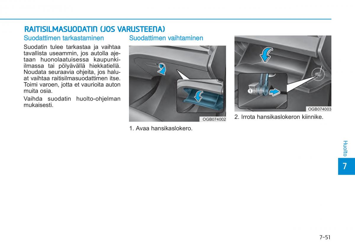 Hyundai i20 II 2 omistajan kasikirja / page 453