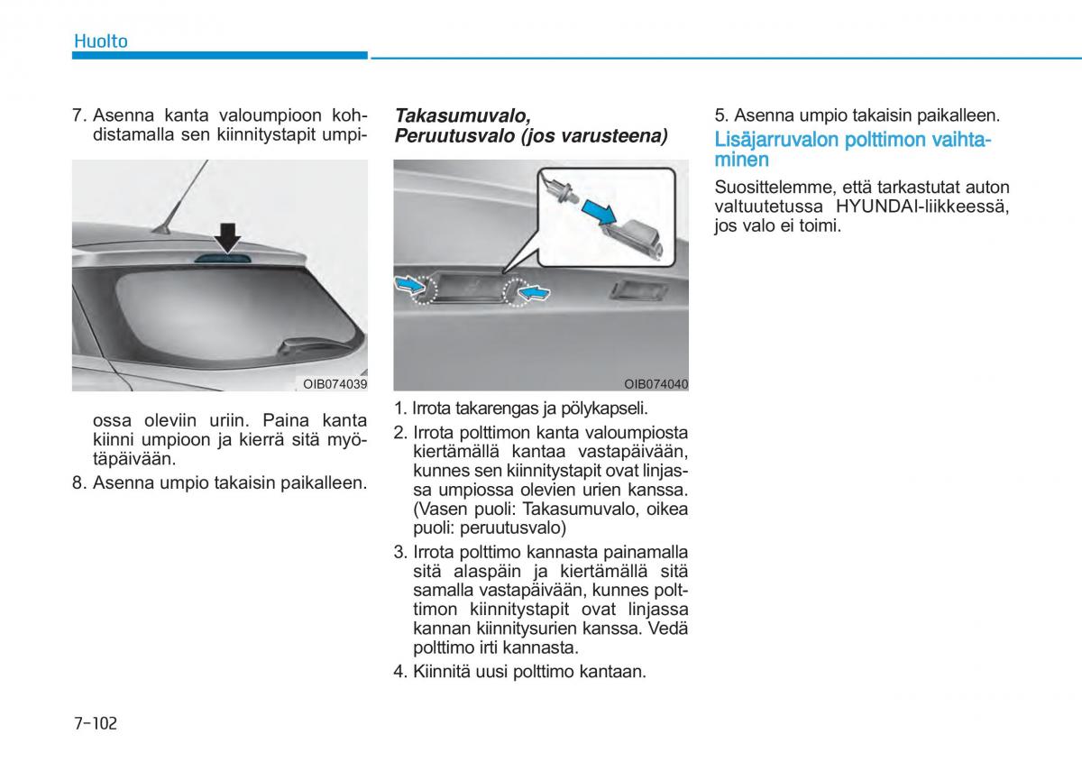 Hyundai i20 II 2 omistajan kasikirja / page 504