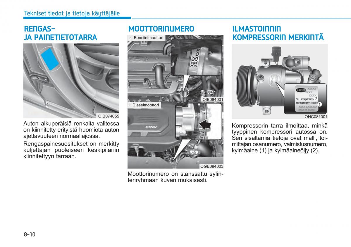 Hyundai i20 II 2 omistajan kasikirja / page 526