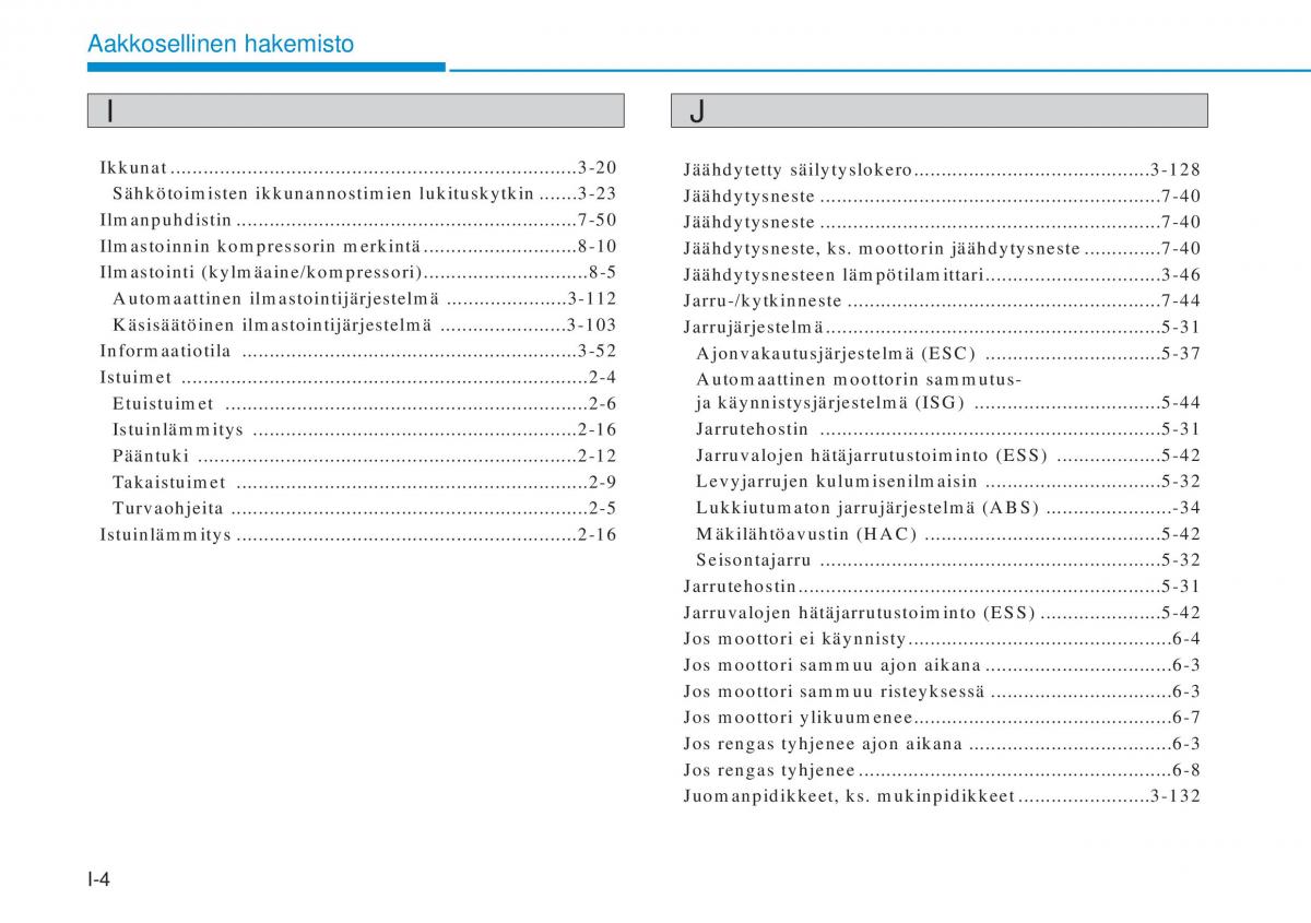 Hyundai i20 II 2 omistajan kasikirja / page 531