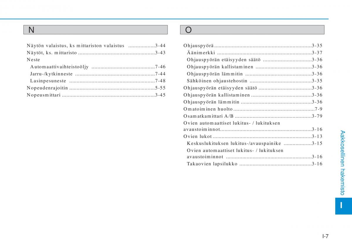 Hyundai i20 II 2 omistajan kasikirja / page 534