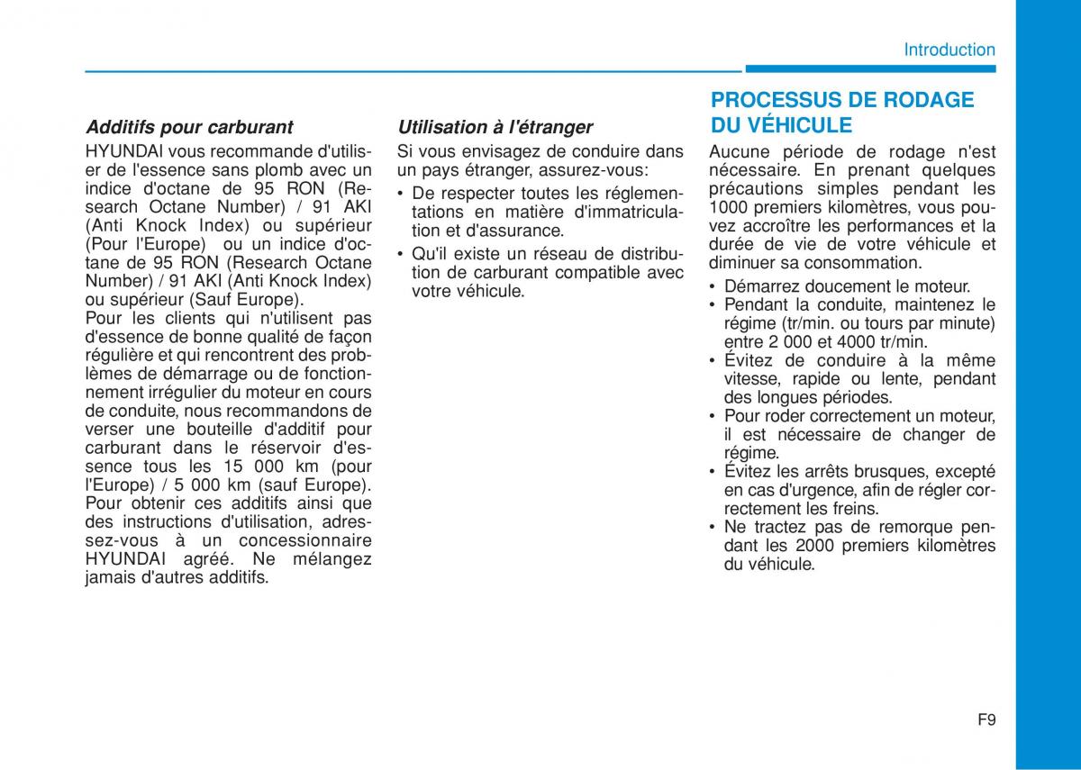 Hyundai i20 II 2 manuel du proprietaire / page 9