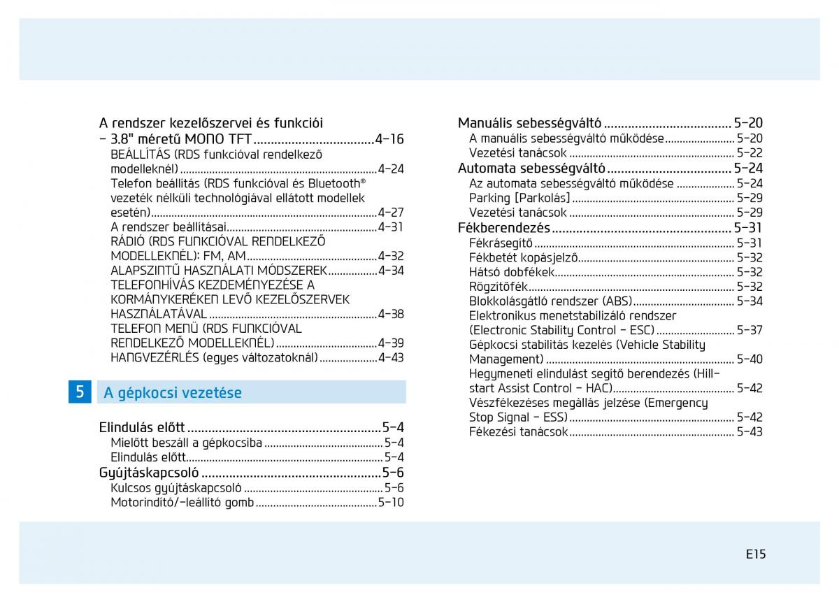 Hyundai i20 II 2 Kezelesi utmutato / page 15