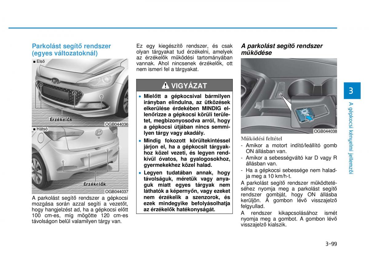 Hyundai i20 II 2 Kezelesi utmutato / page 189