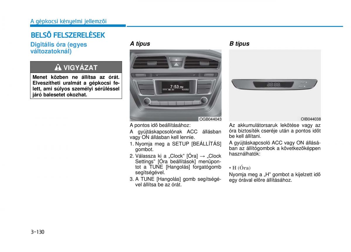 Hyundai i20 II 2 Kezelesi utmutato / page 220