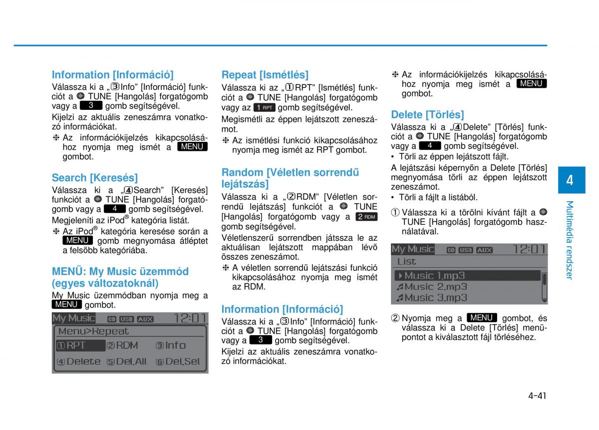 Hyundai i20 II 2 Kezelesi utmutato / page 269