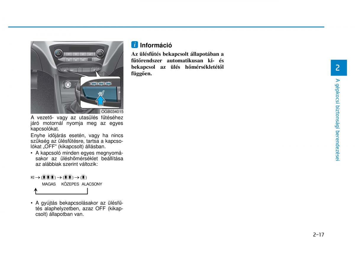 Hyundai i20 II 2 Kezelesi utmutato / page 45