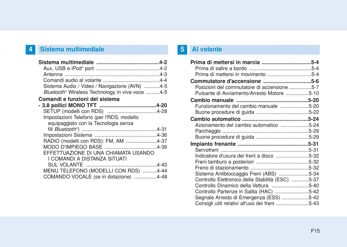 Hyundai i20 II 2 manuale del proprietario / page 15