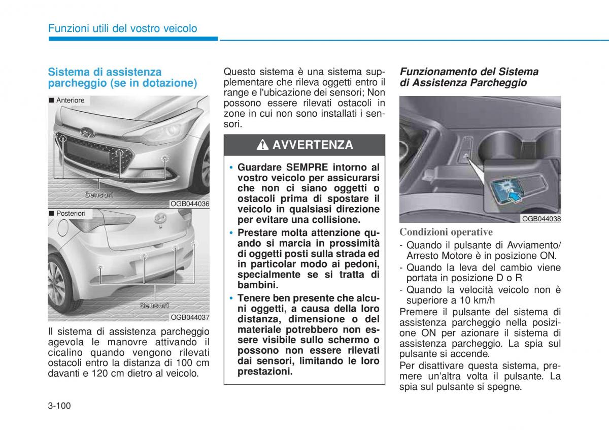 Hyundai i20 II 2 manuale del proprietario / page 190