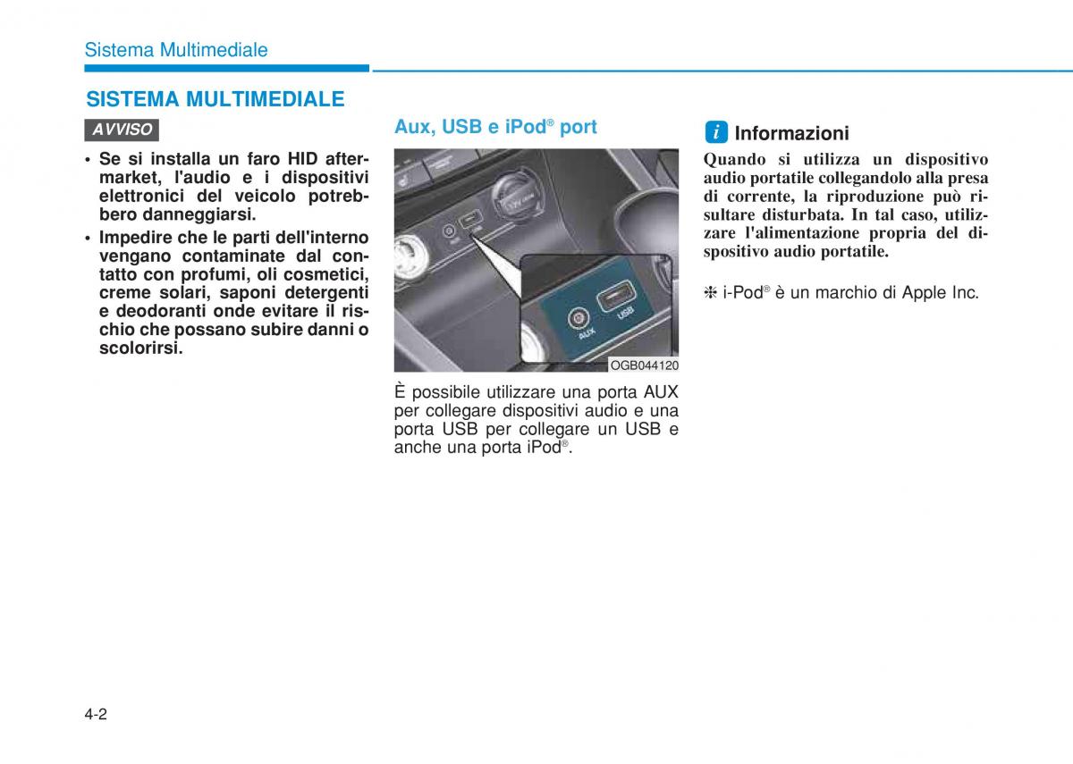 Hyundai i20 II 2 manuale del proprietario / page 232