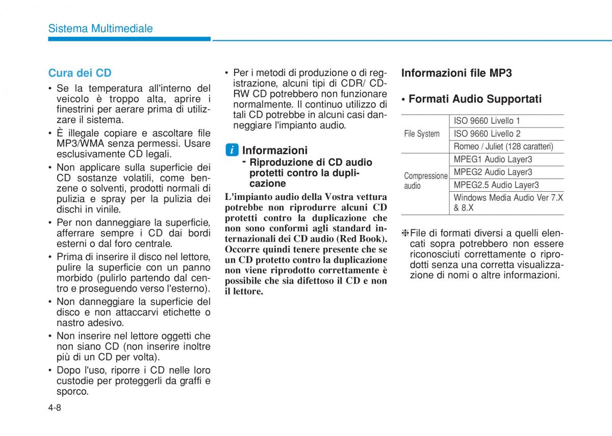 Hyundai i20 II 2 manuale del proprietario / page 238