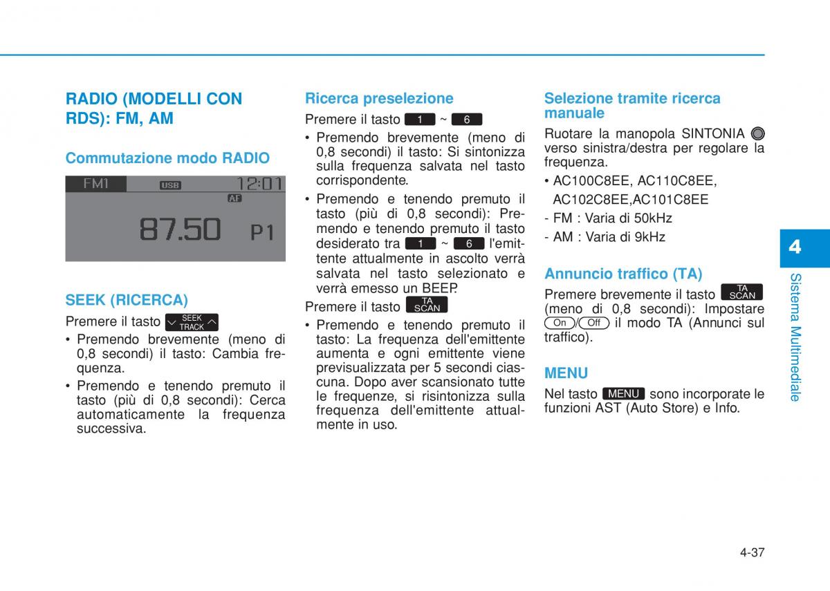 Hyundai i20 II 2 manuale del proprietario / page 267