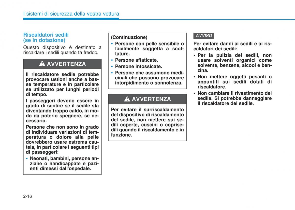 Hyundai i20 II 2 manuale del proprietario / page 44