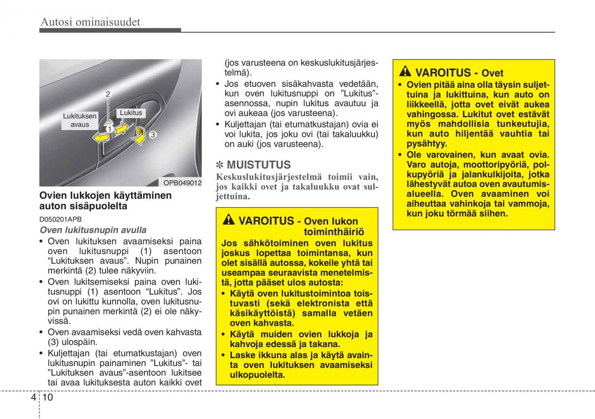 Hyundai i20 I 1 omistajan kasikirja / page 87