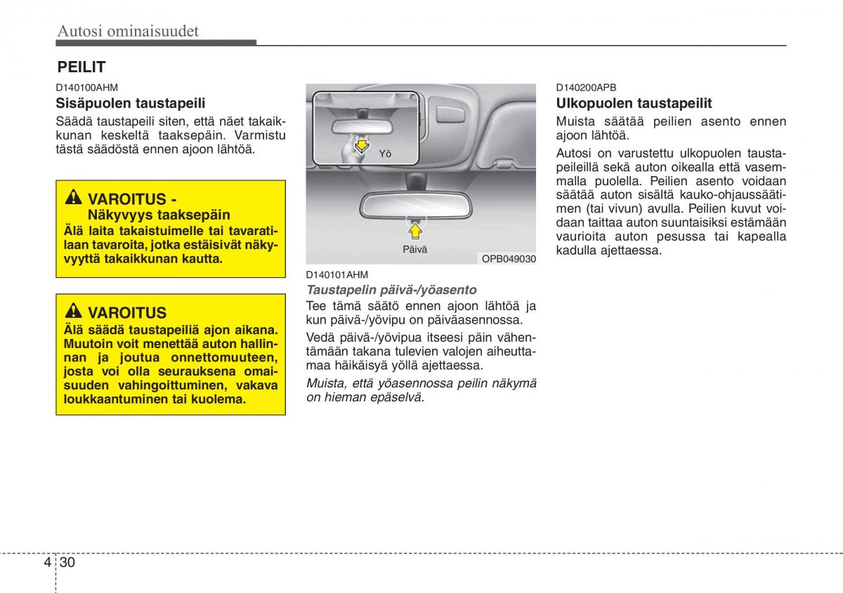 Hyundai i20 I 1 omistajan kasikirja / page 107