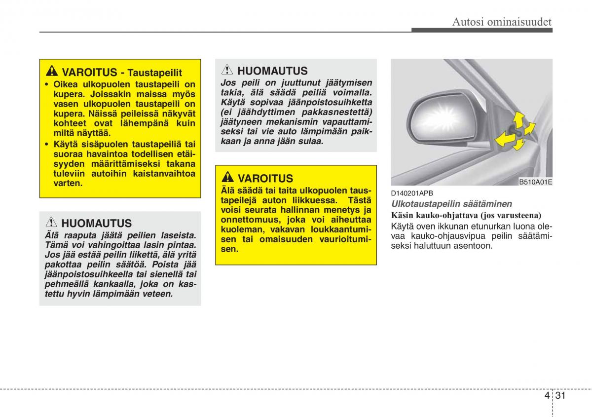 Hyundai i20 I 1 omistajan kasikirja / page 108