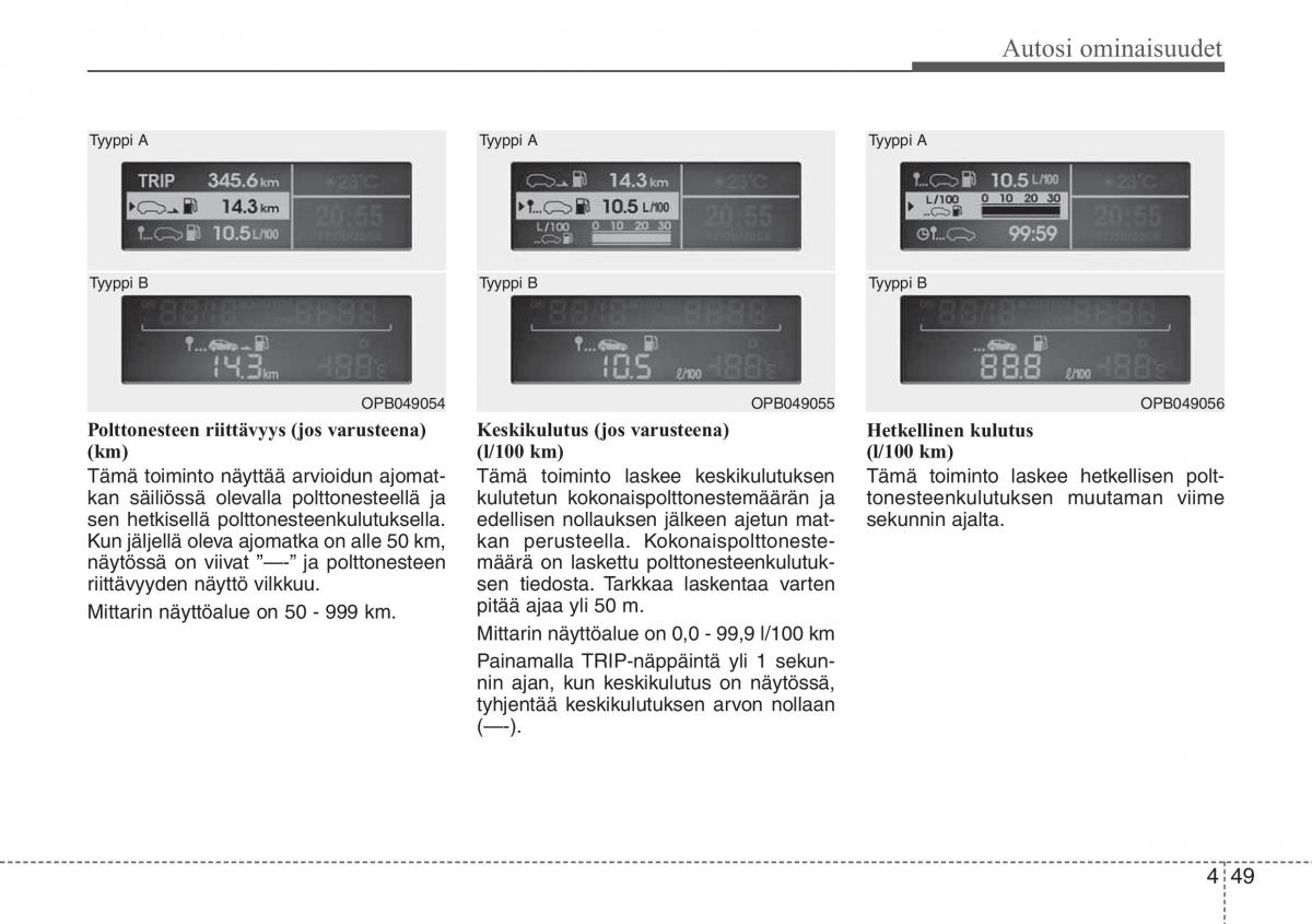 Hyundai i20 I 1 omistajan kasikirja / page 126