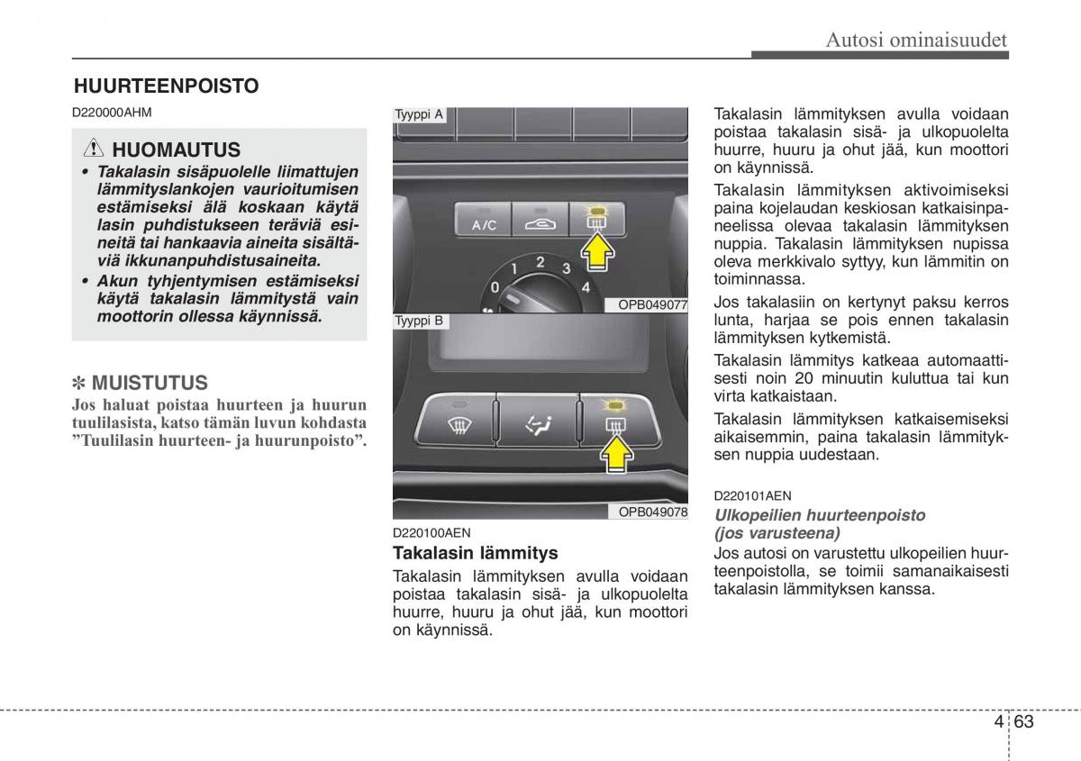 Hyundai i20 I 1 omistajan kasikirja / page 140