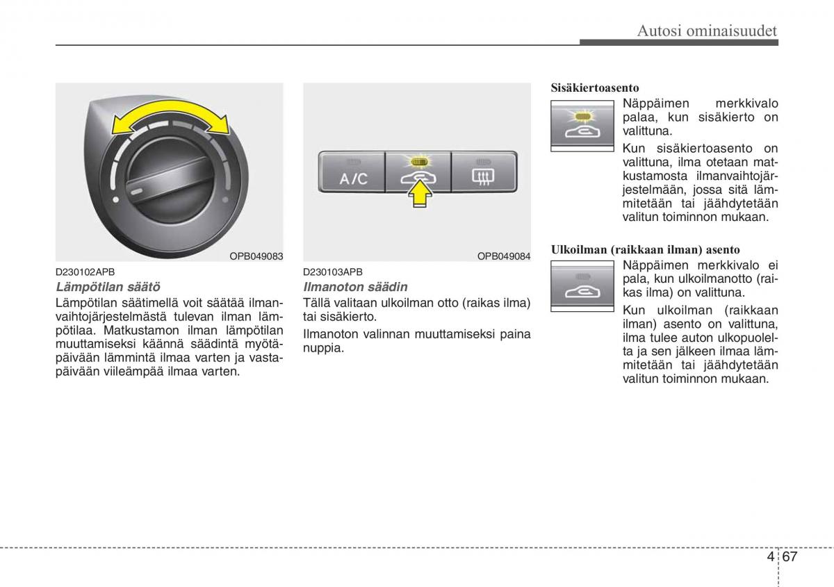 Hyundai i20 I 1 omistajan kasikirja / page 144