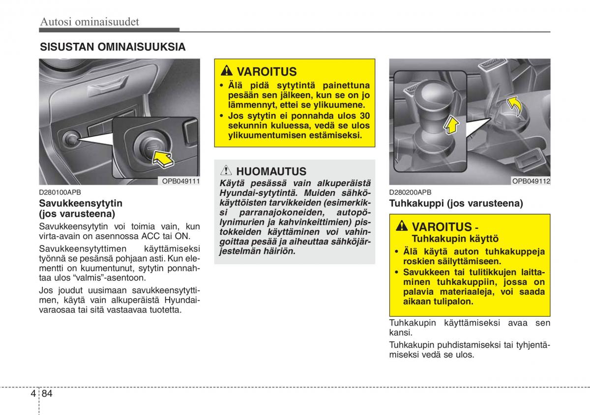 Hyundai i20 I 1 omistajan kasikirja / page 161