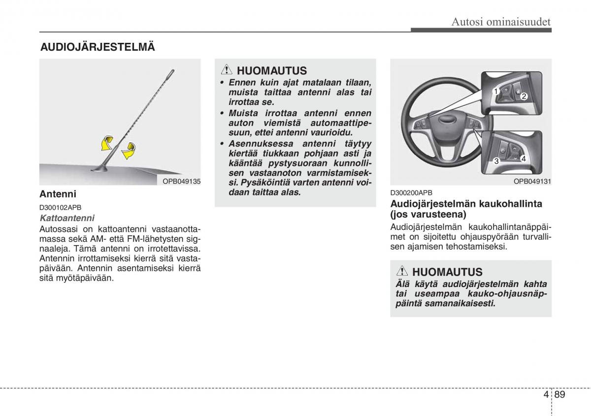 Hyundai i20 I 1 omistajan kasikirja / page 166