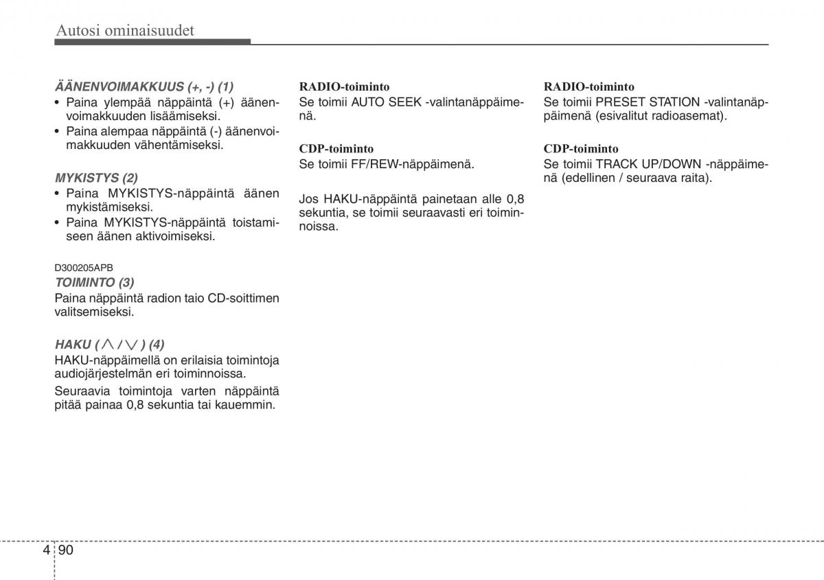 Hyundai i20 I 1 omistajan kasikirja / page 167