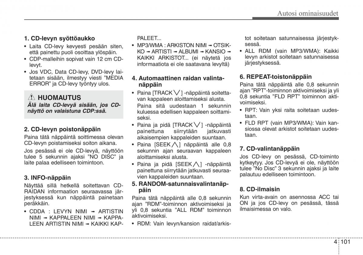 Hyundai i20 I 1 omistajan kasikirja / page 178