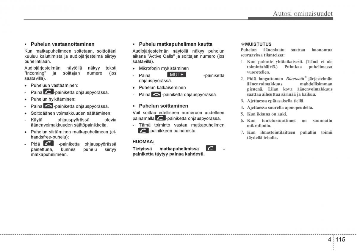 Hyundai i20 I 1 omistajan kasikirja / page 192