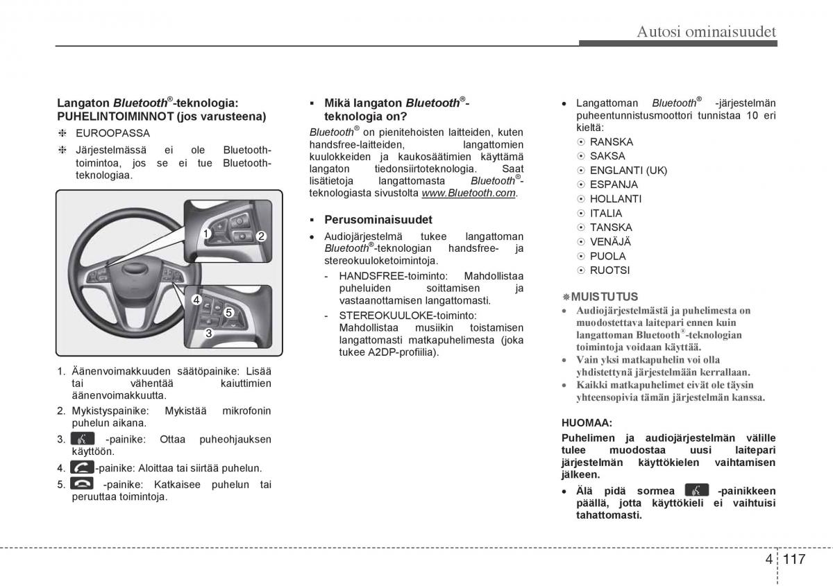 Hyundai i20 I 1 omistajan kasikirja / page 194