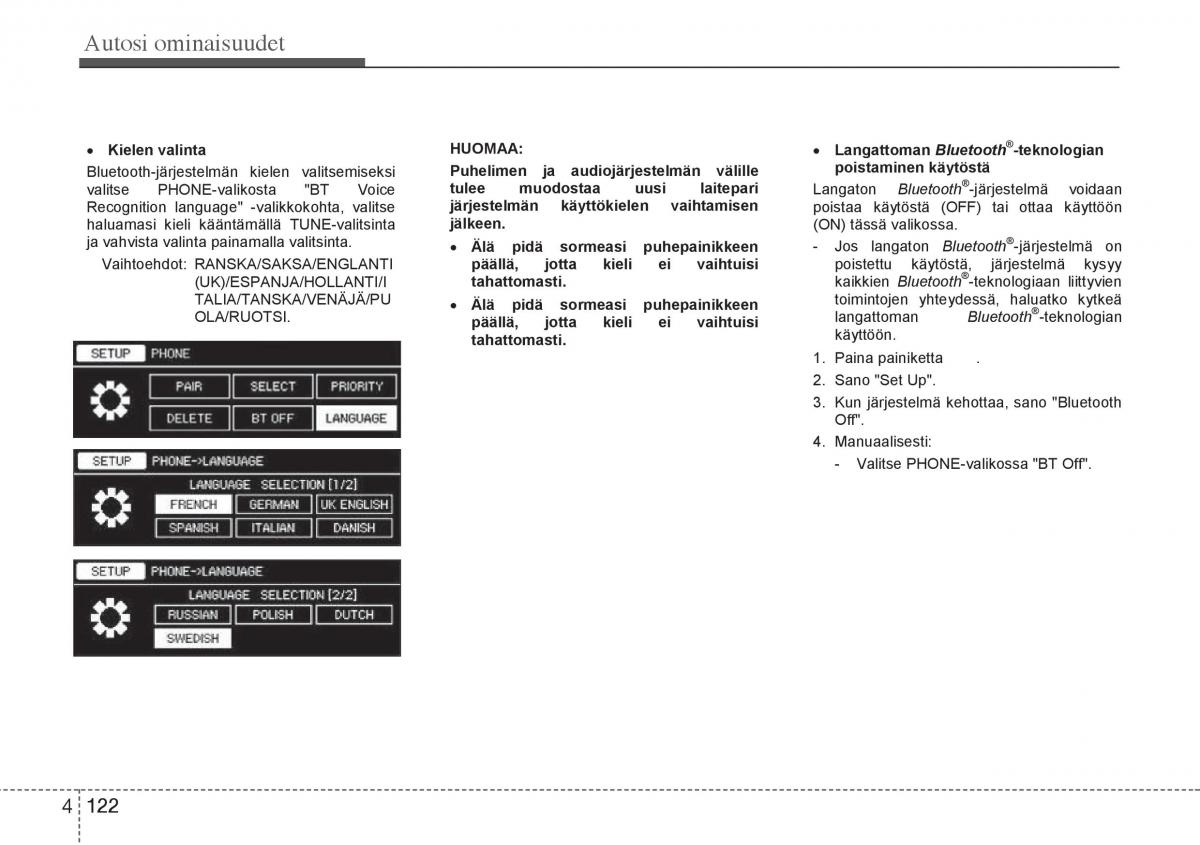 Hyundai i20 I 1 omistajan kasikirja / page 199