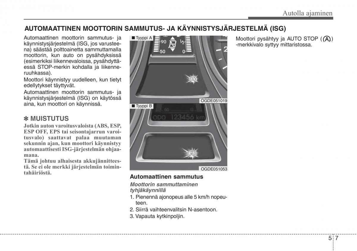 Hyundai i20 I 1 omistajan kasikirja / page 210