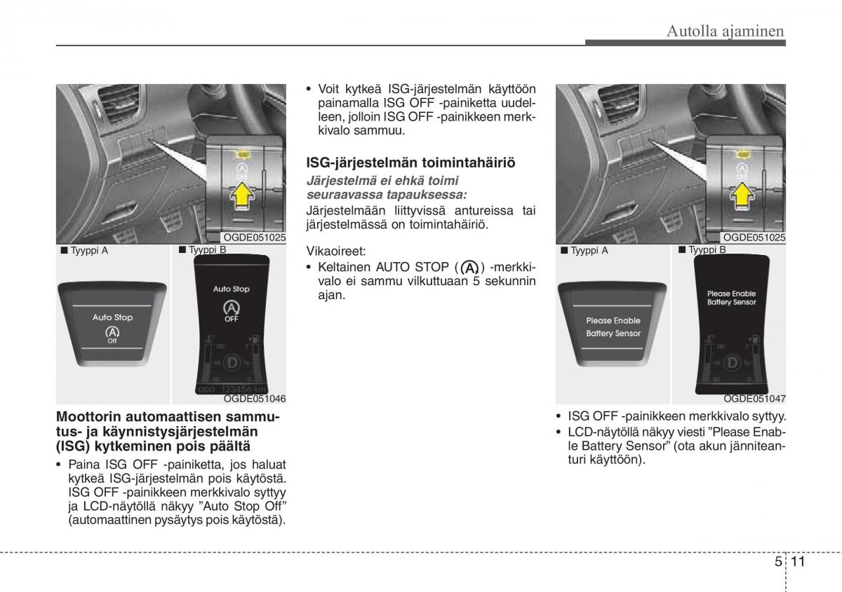 Hyundai i20 I 1 omistajan kasikirja / page 214