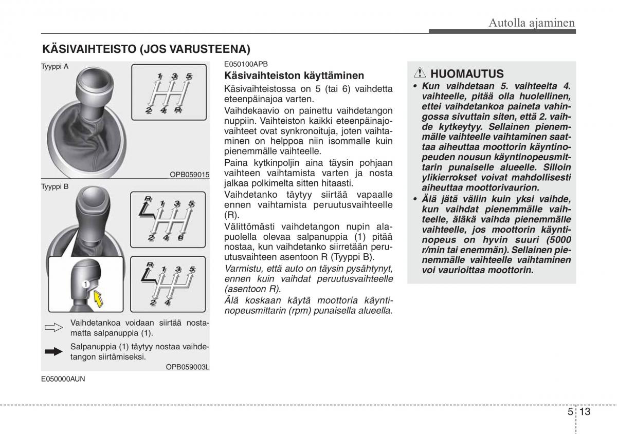 Hyundai i20 I 1 omistajan kasikirja / page 216