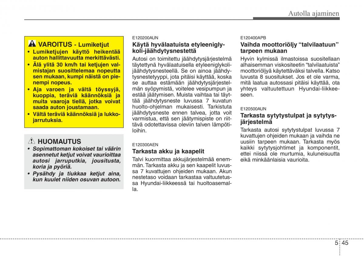 Hyundai i20 I 1 omistajan kasikirja / page 248