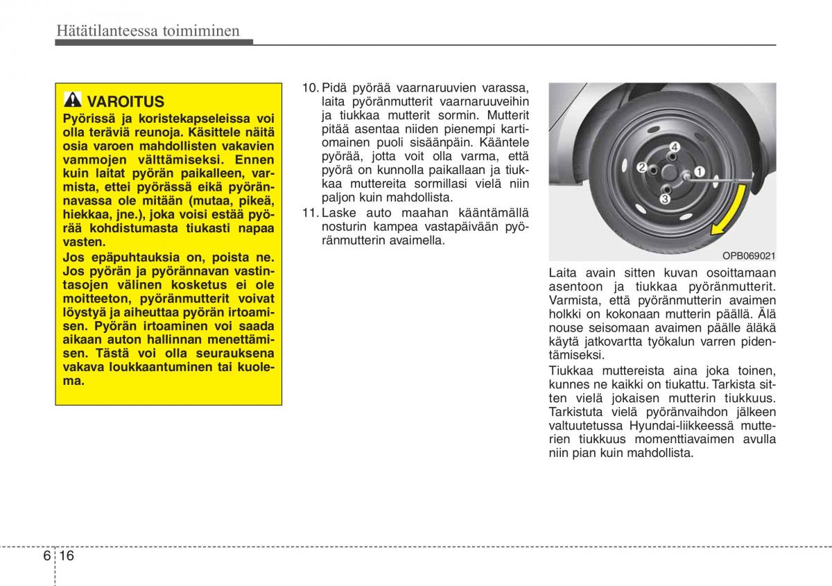 Hyundai i20 I 1 omistajan kasikirja / page 275