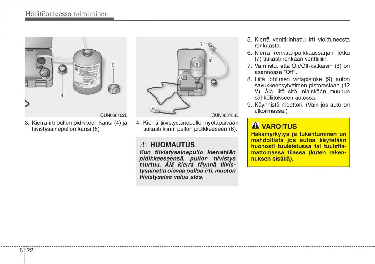 Hyundai i20 I 1 omistajan kasikirja / page 281